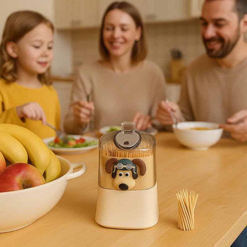 Paliteiro Automático Plástico Fofo Decoração Mesa Cozinha
